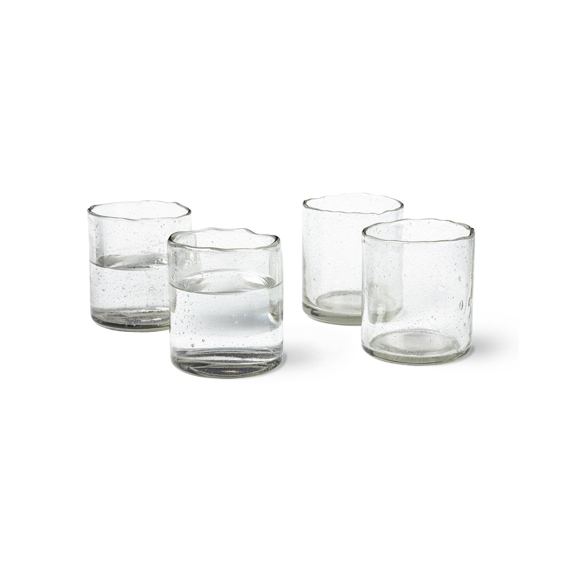 Marrakesh Recycled Champagne Glasses — Set of 6 - Milk Street Store