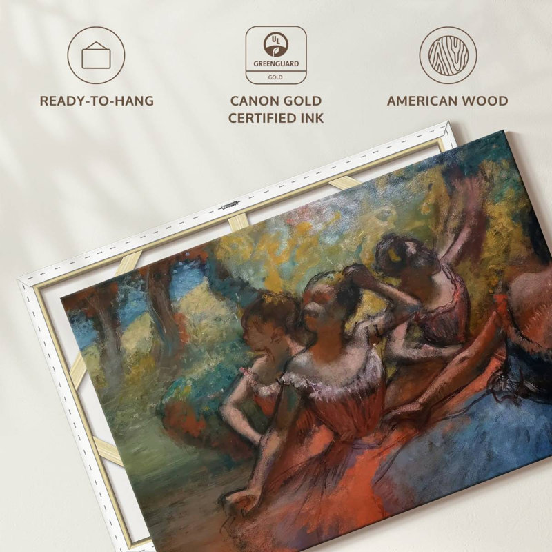 Enn Four Ballet Dancers On Stage, 16" H x 24" W