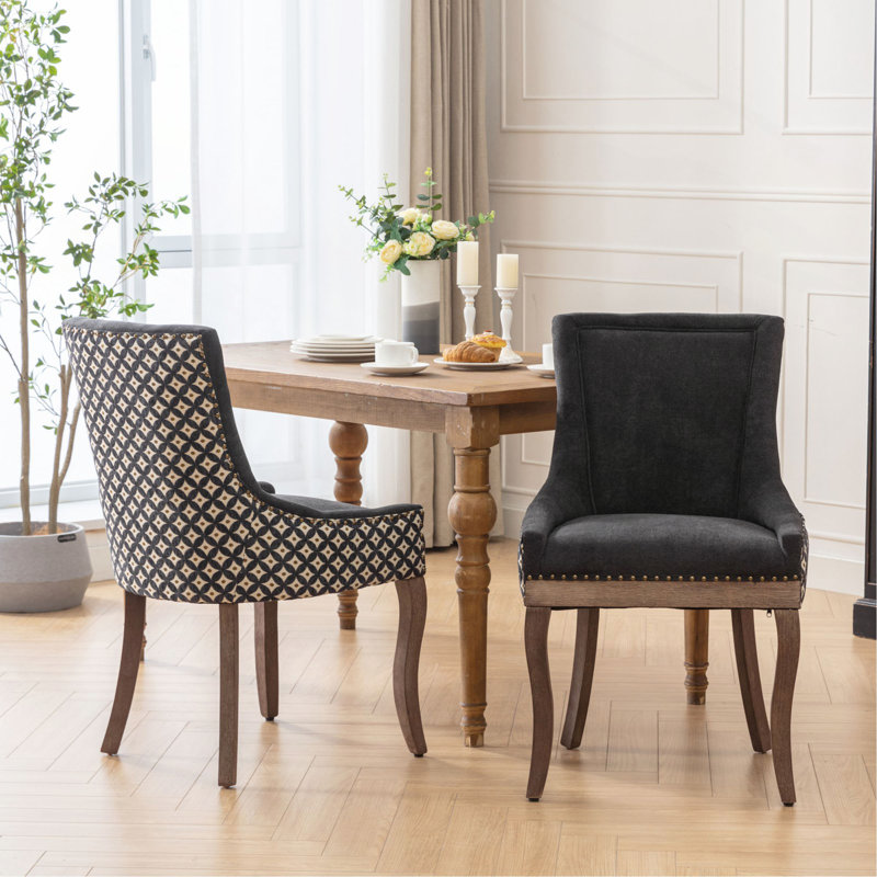 Ensemble de 2 chaises de salle à manger Ultra Side, Noir