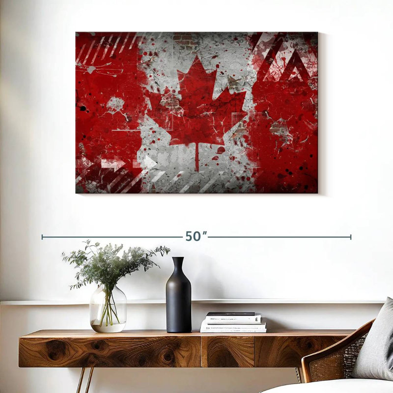 Drapeau canadien Borges, H 26 po x l 39 po