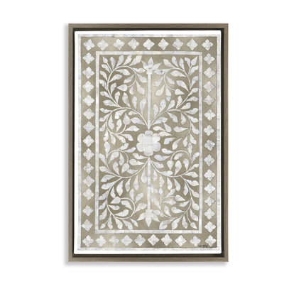 Toile flottante à motif bohémien Arabesque par Amber Sterling