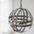 Suspended luminaire with adjustable chain