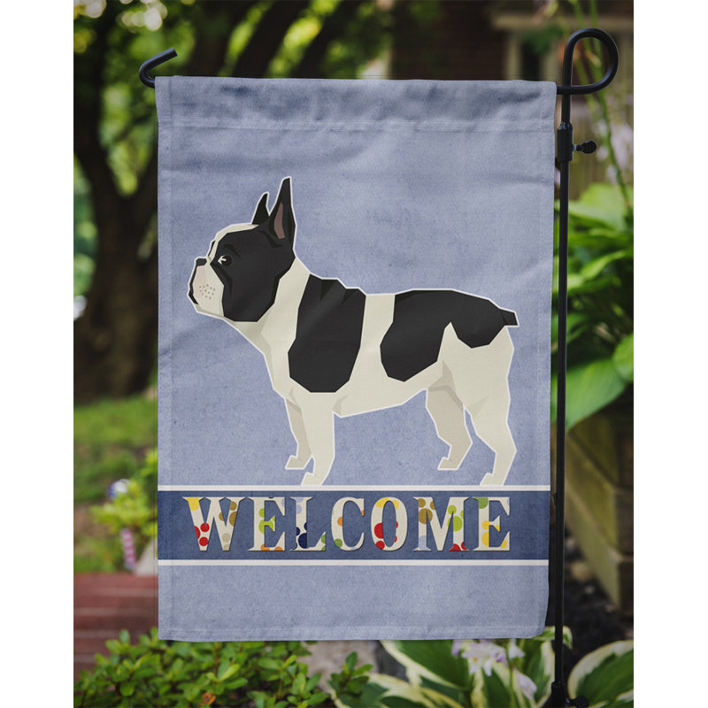 Drapeau impérial Shih Tzu Welcome Garden taille 9EC59815D20042D399EE9FCE8498D299, Bouledogue français noir