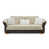 Beige/Chocolate Genuine Leather