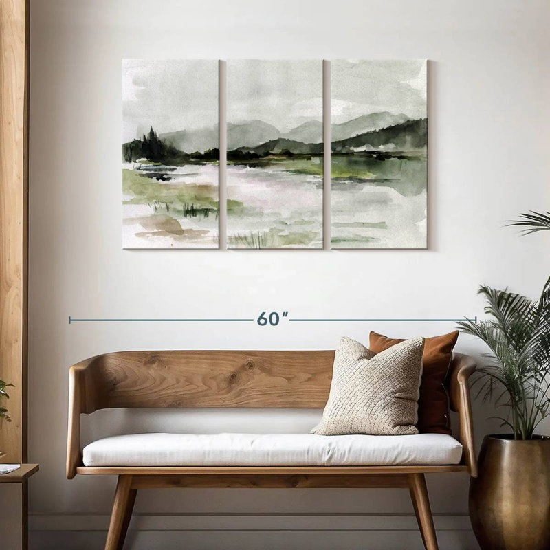 Alvord Lake Mist I, H 28 po x l 45 po