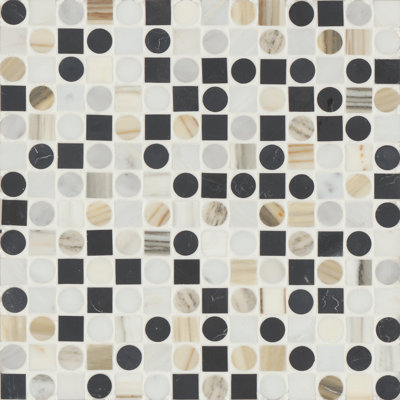 Carreau de mosaïque en marbre Modni Monroe