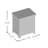 Glasco 24'' W Solid Wood Nightstand