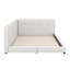 Lit plateforme tapissier avec ports USB-604003750-604003751