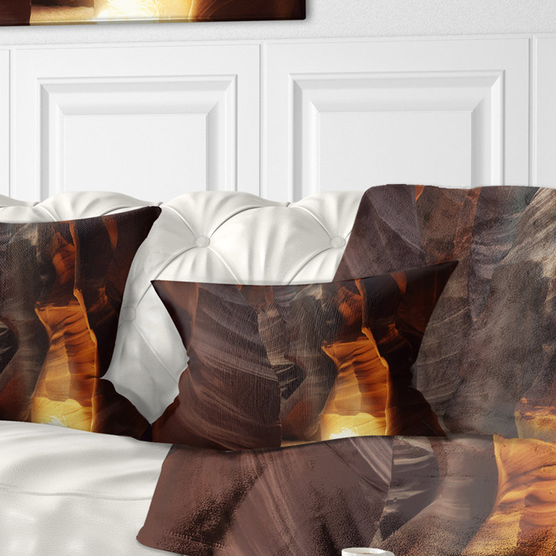 Coussin décoratif Sunbeam In Antelope Canyon