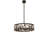 Correna 8 - Light Dimmable LED Drum Chandelier
