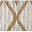 Warren Geometric Area Rug in Orange/White-1471257706
