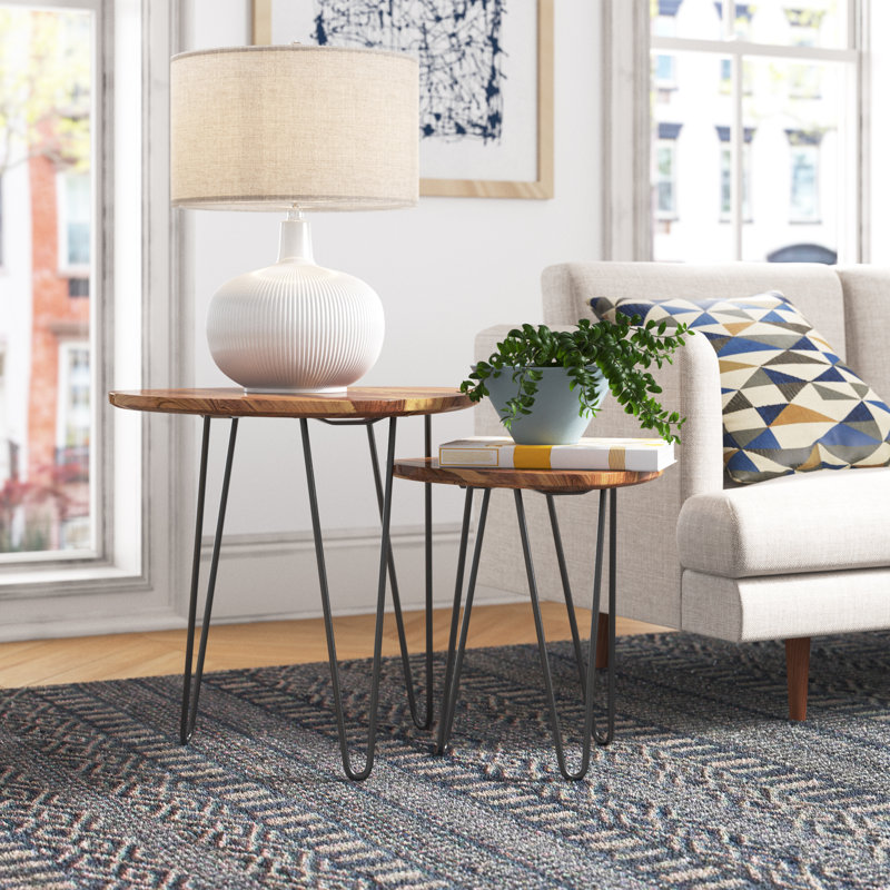 Aldona Solid Wood Nesting Tables