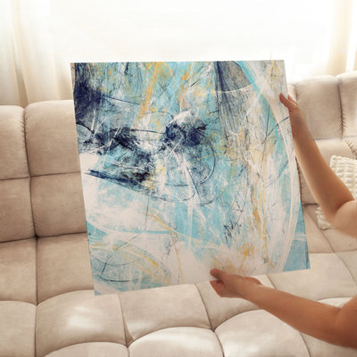 «Abstract Brush Strokes I», reproduction d'art moderne sans cadre