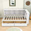 Wood Daybed with 2 Drawers,USB Charging and Shelves-1481406880-1481406883