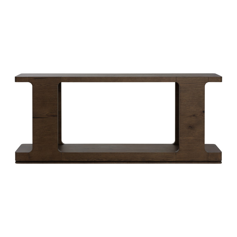 71'' W Console Table, Light Brown