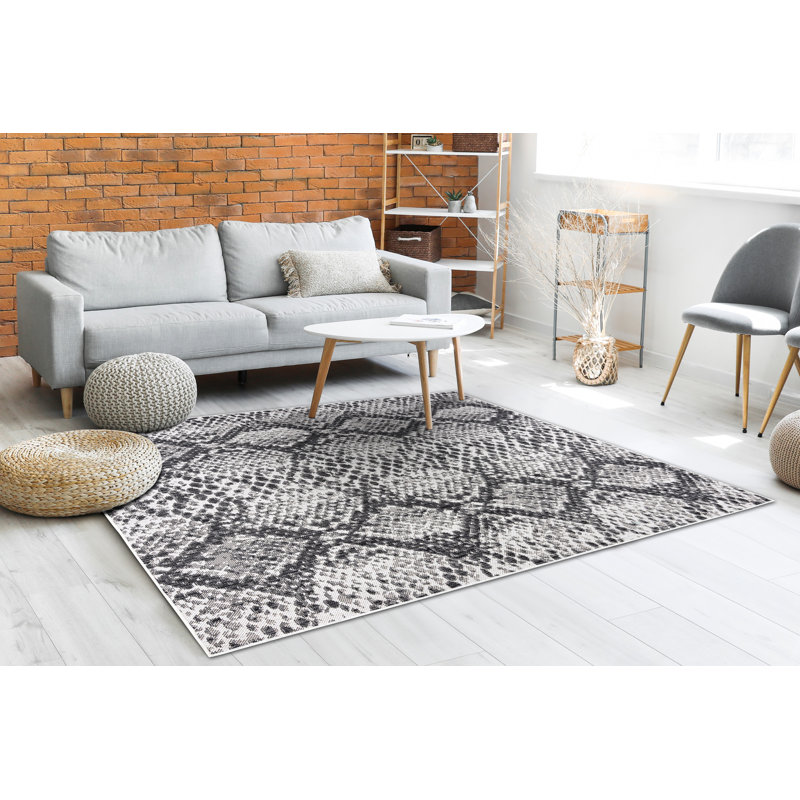 Jazouli Animal Print Flatweave Area Rug, Rectangular 120 x 170cm