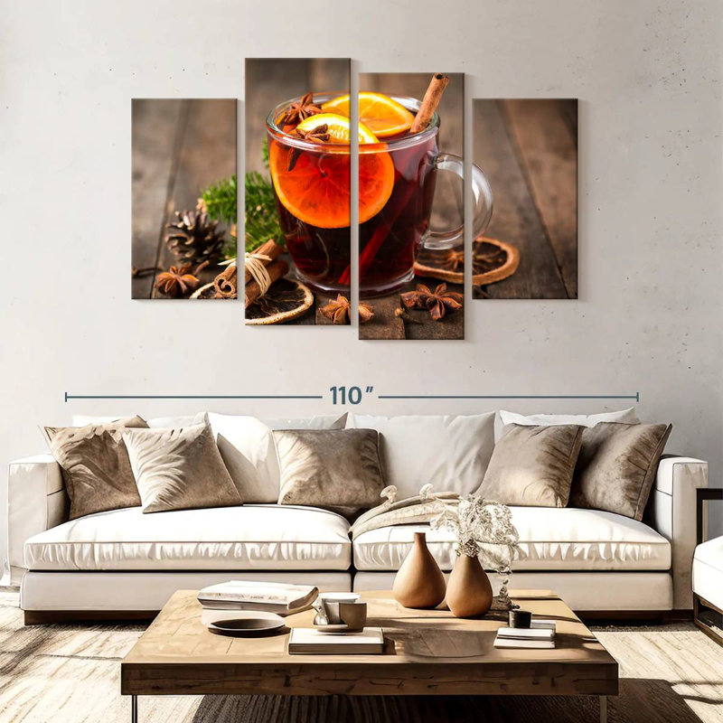 Yarlin Mulled Wine And Spices, 54" H x 84" W