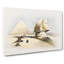 Beside The Great Sphinx Pyramids Of Giza by David Roberts - Wrapped Canvas-55363697