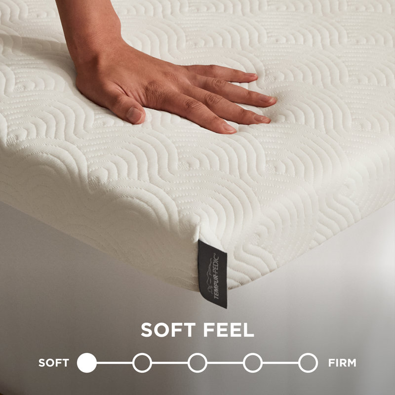 TEMPUR-Cloud 2" Memory Foam Mattress Topper, King