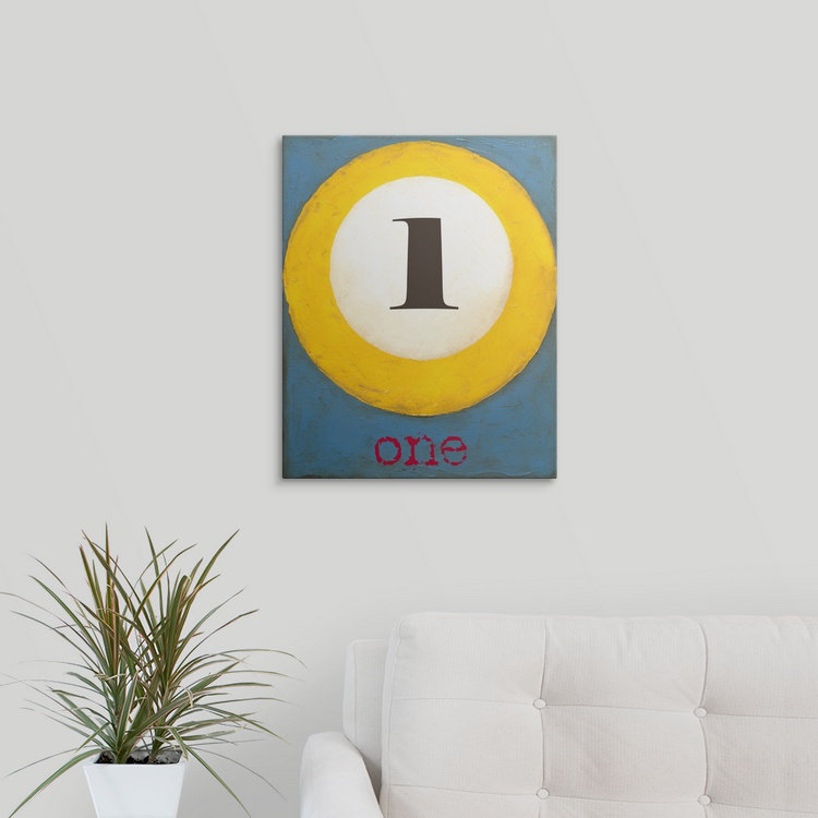 «Graphic Pool I» par Jennifer Goldberger, H 20 po x l 16 po x P 1,5 po, Toile