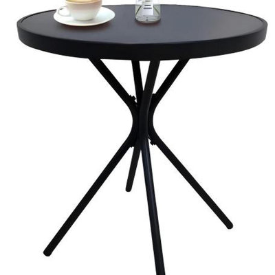 Tempered Glass Side Table - 250Lbs Capacity, Weather-Resistant For Balcony, Garden, Terrace