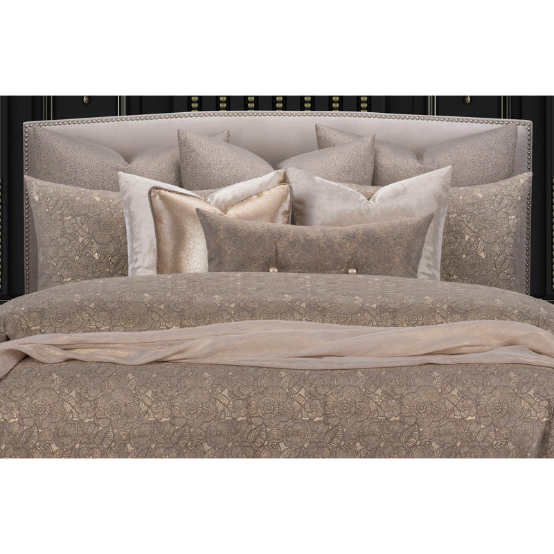Garden Party Bed Sham, Queen, Bronze