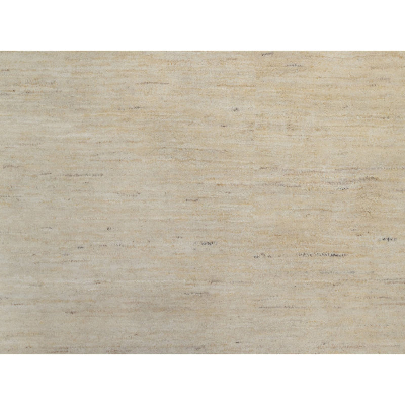 Tapis rond blanc pur en laine noué à la main 9 pi x 9 pi Lori Buft 36DCEBE7C1E041C293A75C0F62BFEC46