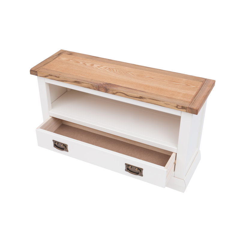 Escobar TV Stand for TVs up to 48", Off White/Natural