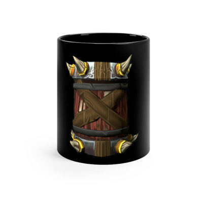Raptor Barrel Black Mug 11Oz