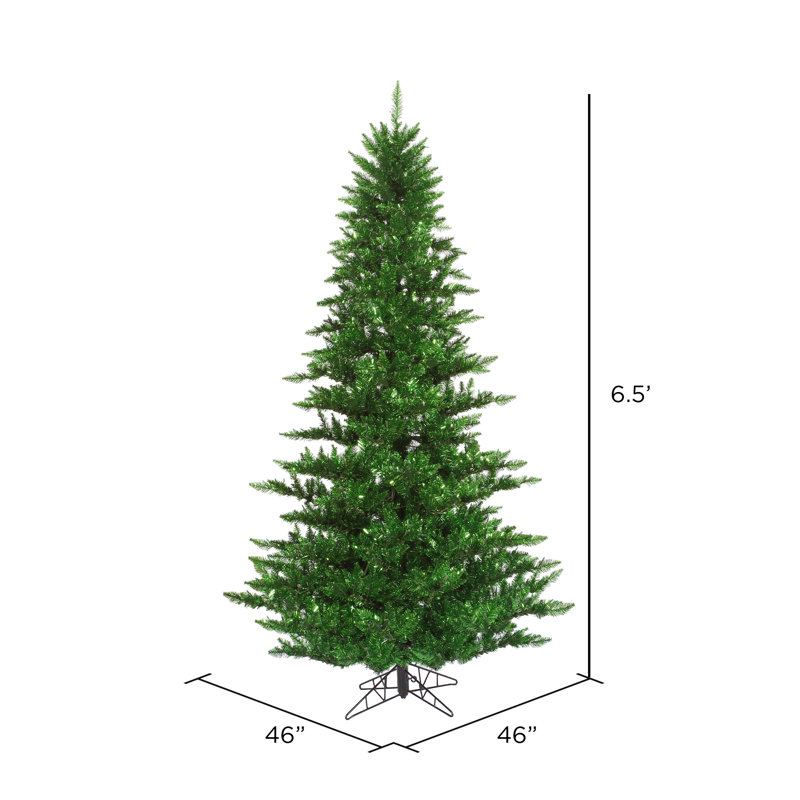 Arbre de Noël artificiel vert Tinsel Treesel, H 6,5 pi