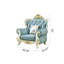 Fauteuil en cuir de vache 46,46 po
