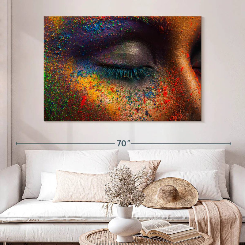 Shuttleworth Creative Speckled Makeup, 34" H x 51" W