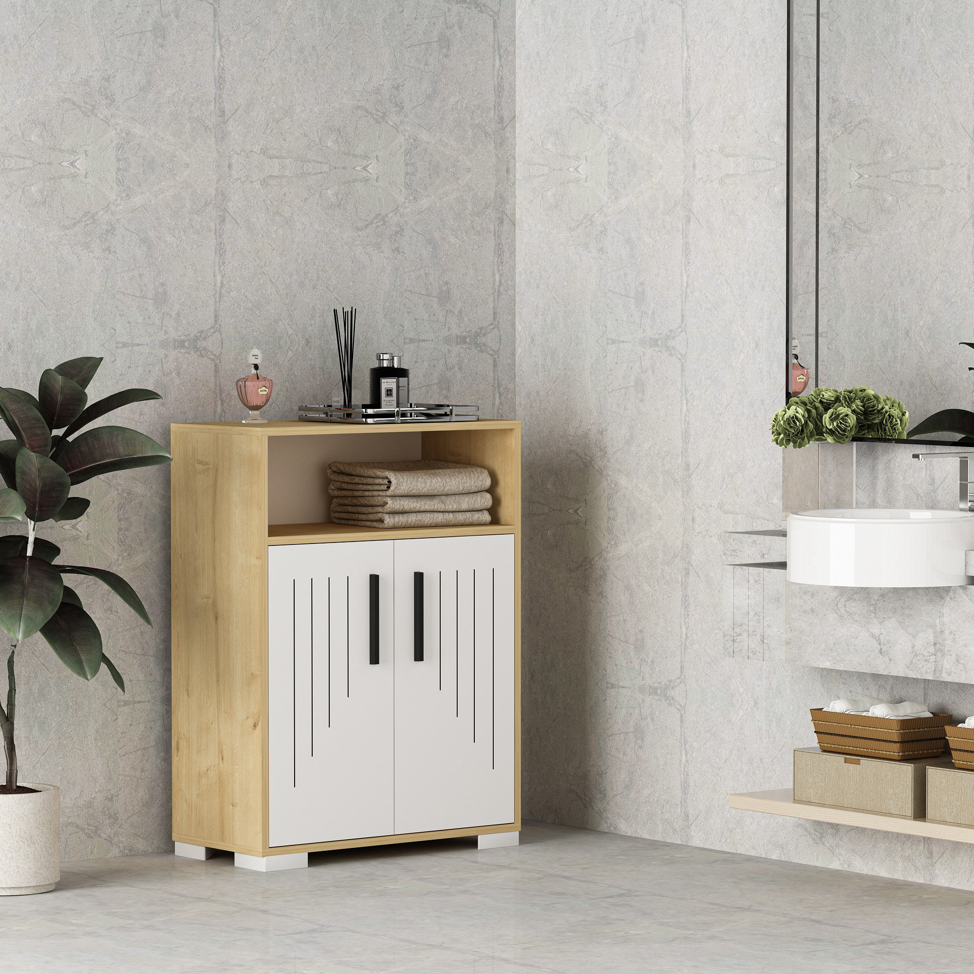 Ebern Designs Hazib 2 - Door Accent Cabinet | Wayfair.co.uk