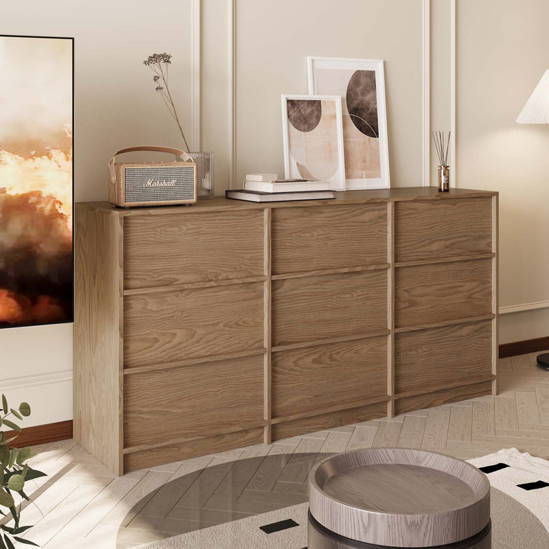 Commode 63 po 9 po Ambreal, Brun