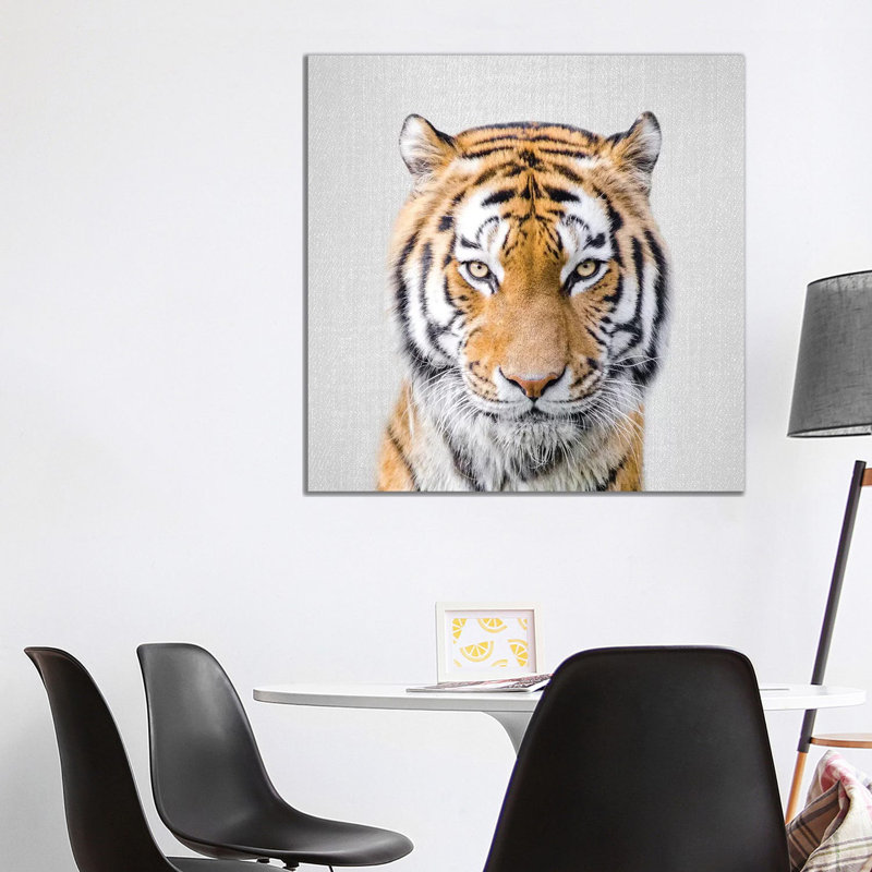 Tiger 1 Piece Wall Art on Canvas, 93.98cm H x 93.98cm W