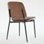 Ensemble de chaises en similicuir rétro Mid-Century-235632684