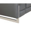 Canapé en cuir véritable gris foncé avec appui-tête réglable-926586260-852544457