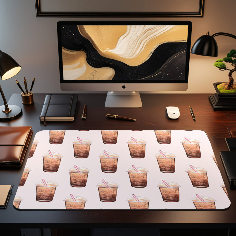 Polyester Desk Pad, 31.5x15.5