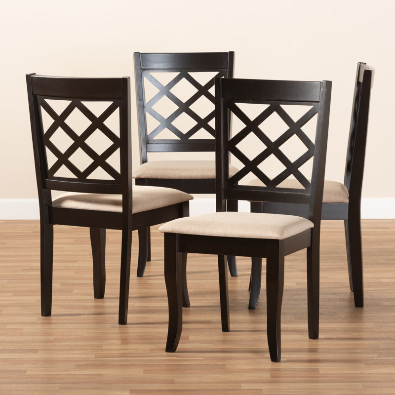 Guin Solid Wood Dining Chair, Sand