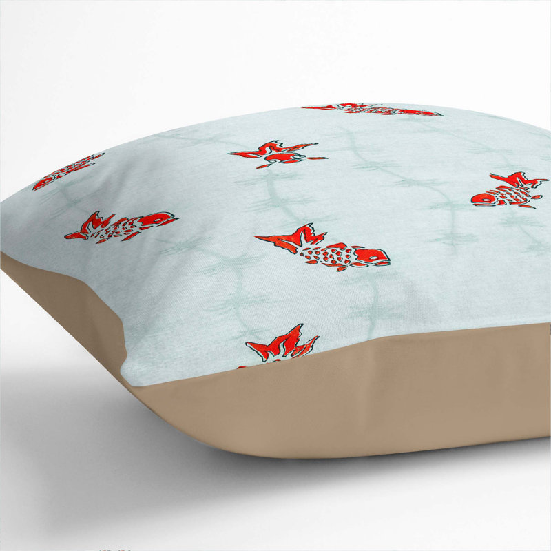 Square Throw Cushion, 40cm H x 40cm W x 15cm D, Stone
