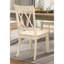 Ensemble de 2 chaises d'appoint décontractées à finition blanche en X-209714940