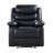 Eilbra Black Synthetic Leather Power Motion Recliner-1266758722