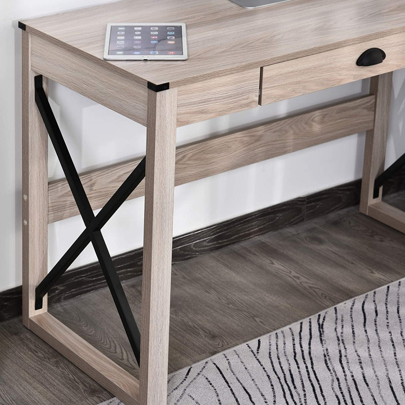Pocola Solid Wood Computer Desk
