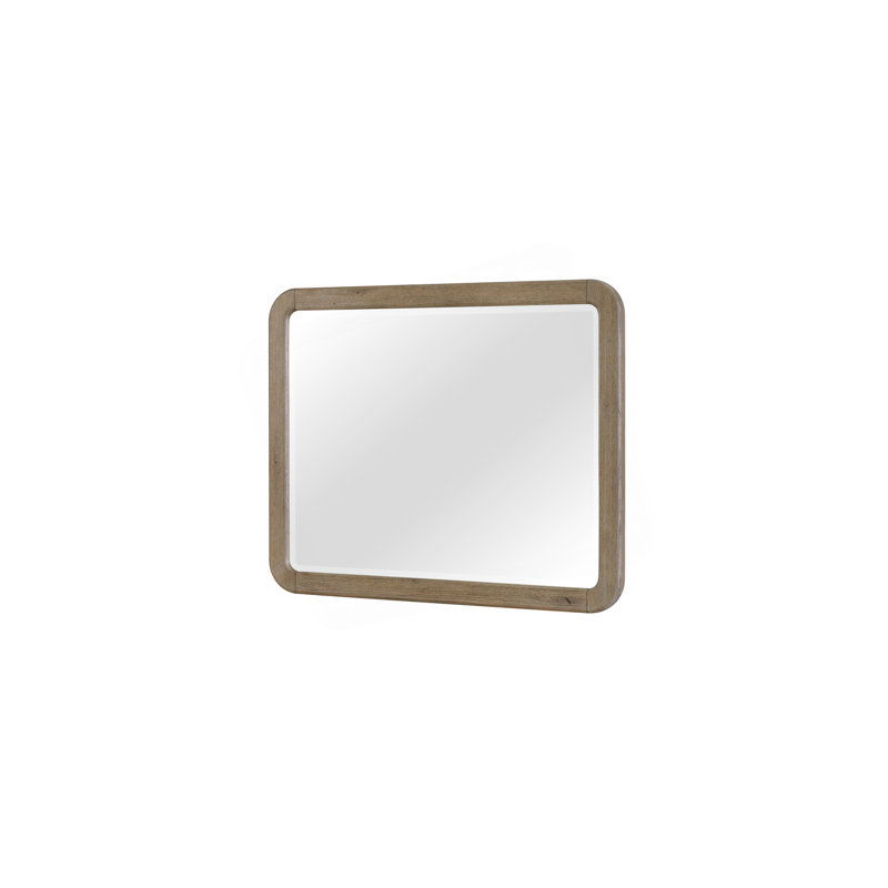 Miroir de paysage English Knotty Oak