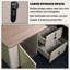 Bureau de direction moderne haut de gamme à texture luxueuse avec rangement latéral verrouillable pour le bureau du directeur général-1294933119