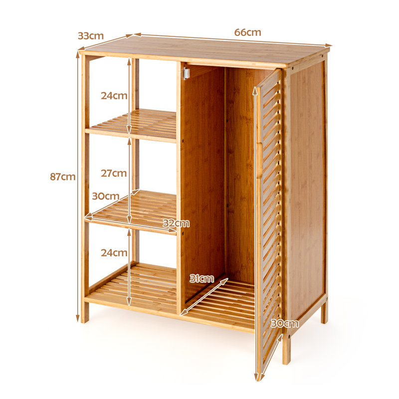 Lipman Freestanding Bathroom Cabinet