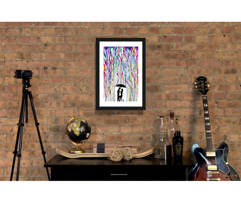 « Two Step », impression, Papier encadré noir, H 32 po x l 24 po x p 1 po