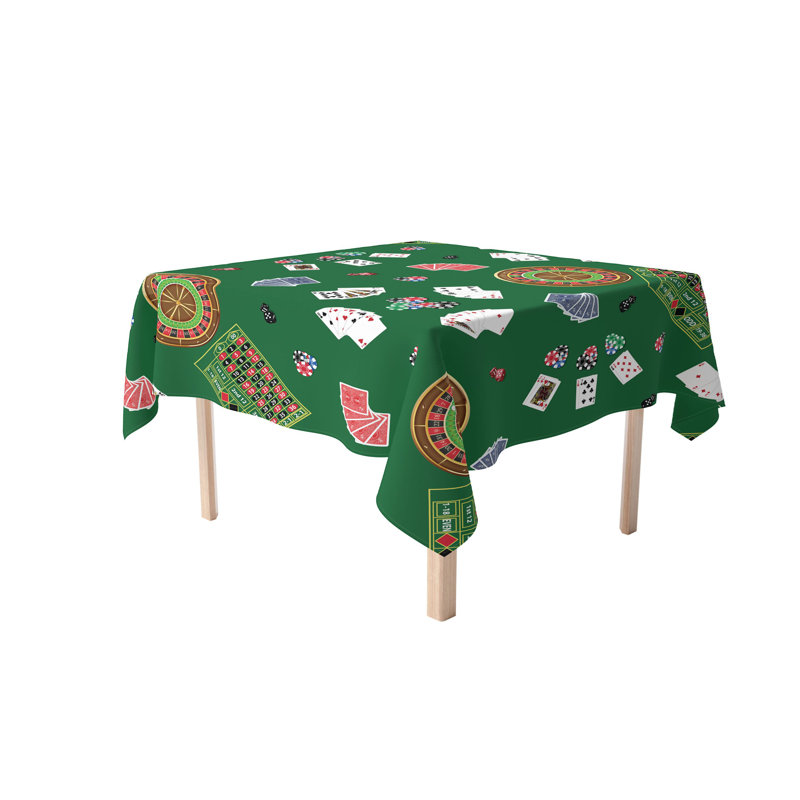Vollmar Geometric Square Tablecloth, 84" x 84"