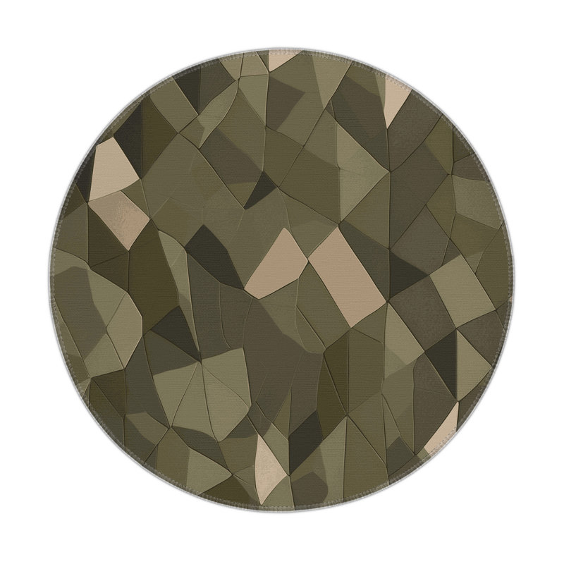Vector Ridge Indoor And Outdoor Area Rug, Round 5'