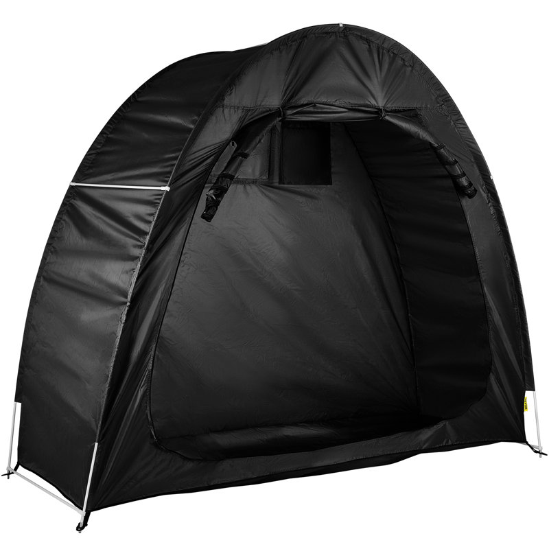 Mildew Resistant Bike Cover By VEVOR, 66.90" H x 78.70" W x 29.50" D, Black